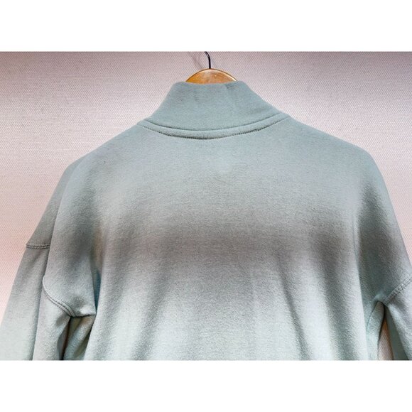 Ron Jon Surf Shop Womens Fleece Sweatshirt Size S Mint Green Pullover Mock Neck - Picture 11 of 11